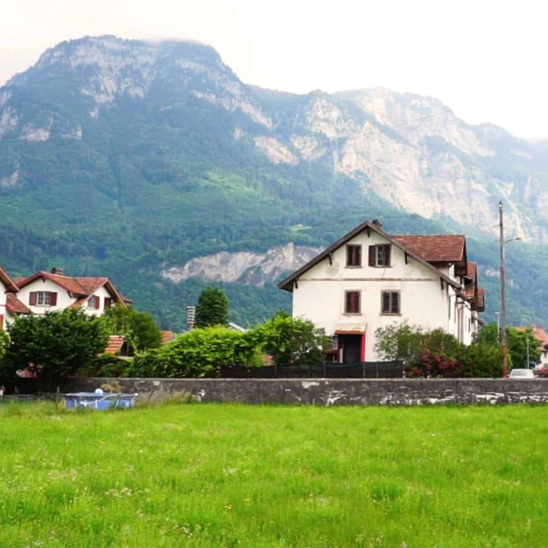 Eine alte Arbeitersiedlung in Flums. Hier soll neuer und innovativer Wohnraum entstehen.
